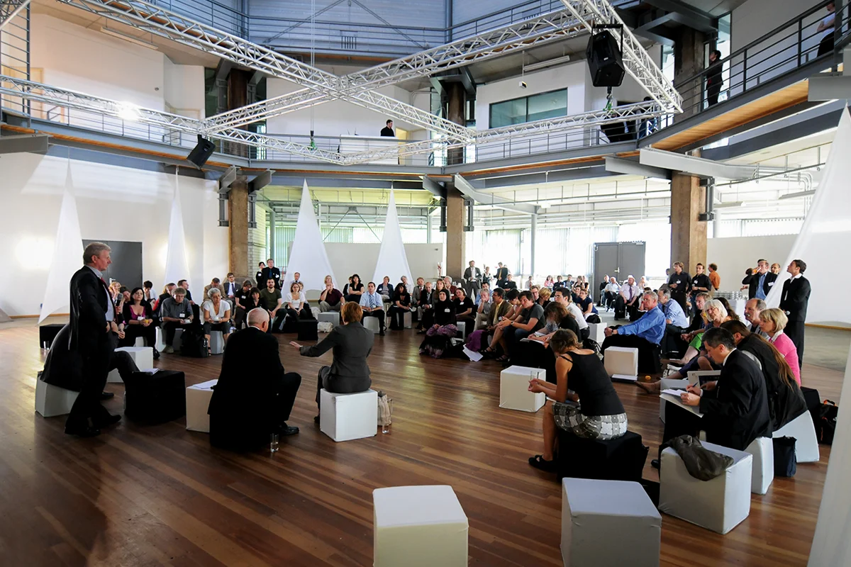 Workshop im Plenum des OKTOGON auf Zollverein in Essen